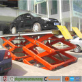 Twin scissor car lift qualidade do som melhor preço / carros scissor elevador mesa / usado auto scissor elevador do carro